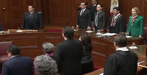 Arrancan ministros de la Corte con sueldos reducidos y plan de austeridad