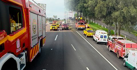 Así despidieron a bombero michoacano caído en incendio forestal en Jalisco