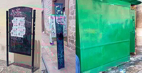 Retiran grafitis de transformadores y mobiliario urbano en el Centro de Morelia