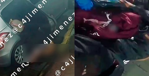 Revelan video de mujer dando a luz y abandonando a su bebé en calle de CDMX