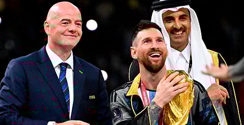 Infantino anuncia sorpresa junto a Messi y desata rumores en la FIFA