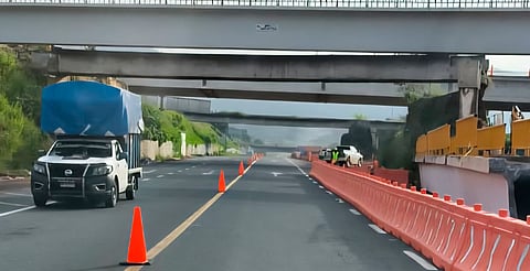 Reportan cierres momentáneos en la Autopista Pátzcuaro–Uruapan por obras de ampliación