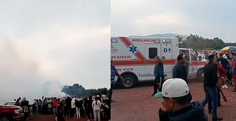 Explosión de pirotecnia deja 28 lesionados durante fiesta patronal en Edomex