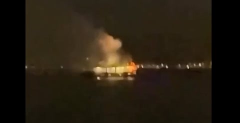 VIDEO: Embarcación rumbo a Gaza con Greta Thunberg es alcanzada por dron