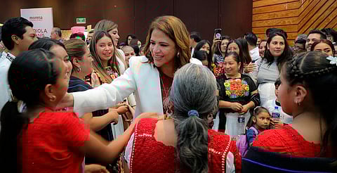 Fabiola Alanís cumple desde el Congreso con pueblos originarios