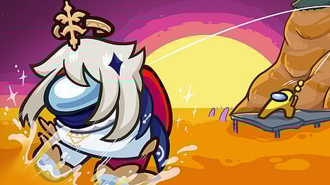 Genshin Impact y Among Us se unen en un crossover adorable