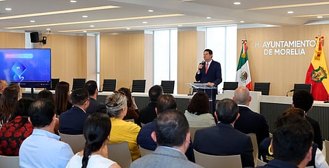 Implementa Alfonso Martínez, Geoportal Morelia para simplificar trámites