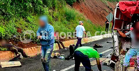 Fatal accidente en la Pátzcuaro-Uruapan deja un muerto y siete heridos