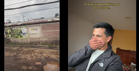 Esen se burla de vista de hotel en Pátzcuaro, Michoacán