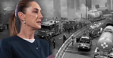 Sheinbaum expresa solidaridad tras explosión de pipa en Iztapalapa