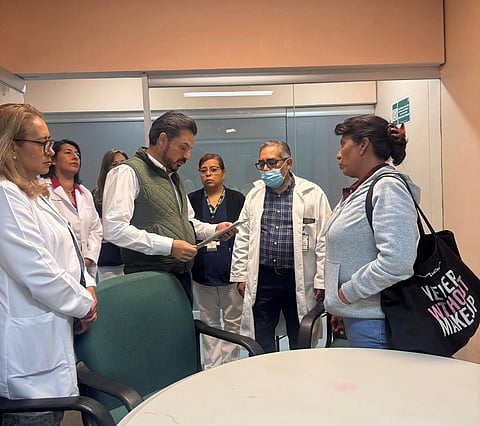 Zoé Robledo refuerza supervisión en atención a derechohabientes en hospitales del IMSS en Villa Coapa