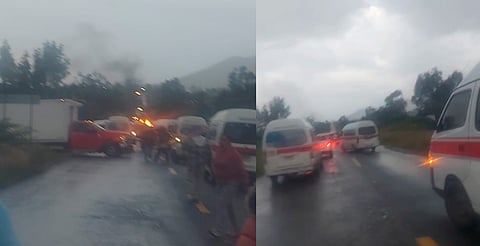Cierran carretera en Zinapécuaro tras detención de tres personas; interviene Guardia Civil