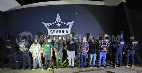 7 detenidos tras bloqueo y quema de camión en Zinapécuaro