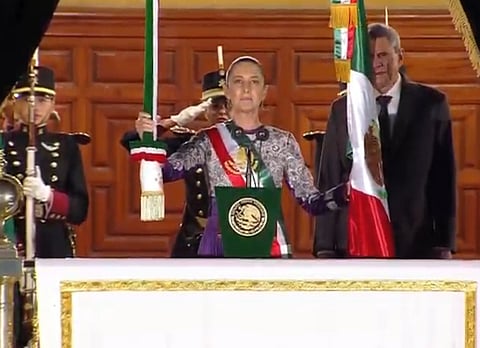 Sheinbaum reivindica a Josefa Ortiz en su primer Grito al nombrarla con su apellido propio