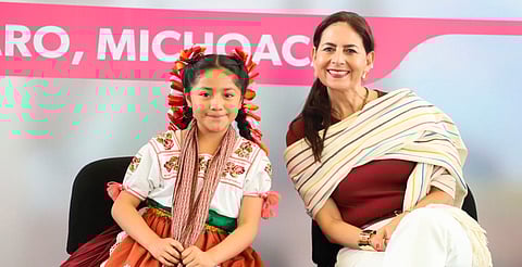 Se fortalecen escuelas indígenas con programas Jalo a Estudiar y Pinto Mi Escuela: Gabriela Molina