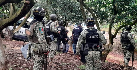Desactivan granada asegurada tras enfrentamiento en Ziracuaretiro, Michoacán