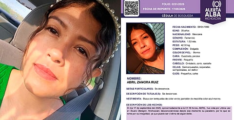 Convocan en Álvaro Obregón a brigada de búsqueda para localizar a la maestra Abril