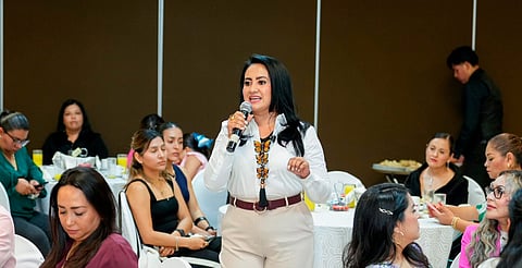 Mujeres morenistas de todo Michoacán respaldan a Gladyz Butanda rumbo al 27