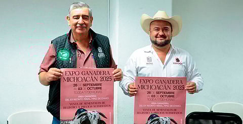 Expo Ganadera Michoacán 2025 ofertará más de 250 cabezas de ganado: Sader