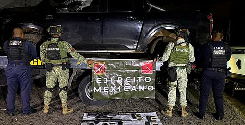 Dos camionetas, una robada, fueron aseguradas en el operativo