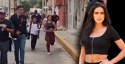 No huyó: Bárbara de Regil explica polémico video viral