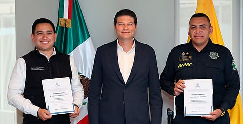 Entrega Alfonso Martínez nombramiento a Pablo Alarcón como Comisionado