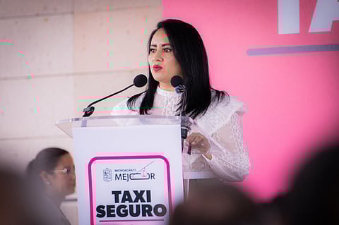 Viajar en taxi ya es seguro para las mujeres michoacanas: Gladyz Butanda