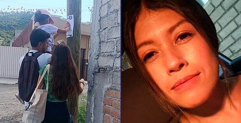 Continúa búsqueda de Abril, desaparecida en Álvaro Obregón; familia deja su foto en cada rincón