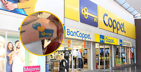 ¿Le van a perdonar la deuda? Coppel busca a persona que se tatuó su logo