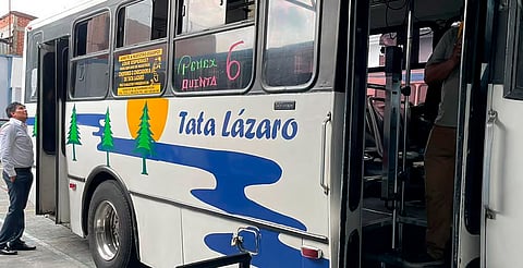 Inicia Sedum pruebas de grabación en transporte público de Uruapan
