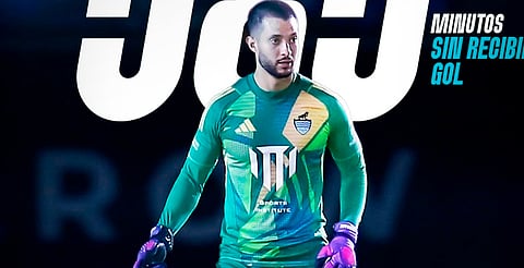 Con 24 años, Christopher Andrade rompe récord en Liga de Expansión: 585 minutos sin recibir gol