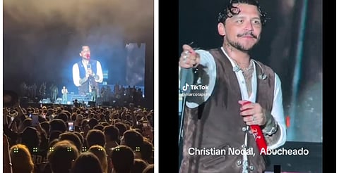 VIDEO: abuchean a Ángela Aguilar en concierto de Nodal