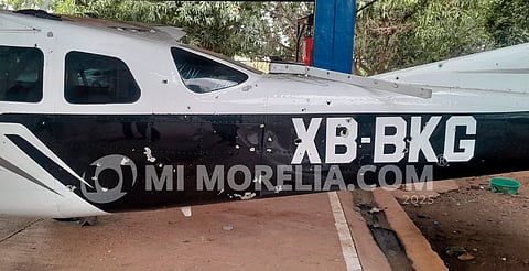 Ataque armado y con drones destruye avioneta y daña dos más en pista de Tepalcatepec