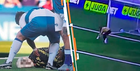 Infarto en cancha; portero chileno se desploma en homenaje