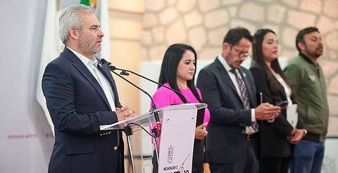 Avanzan en tiempo y forma las obras que realiza el gobierno estatal en Uruapan: Bedolla