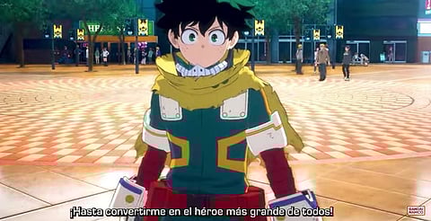 ¡Héroes en acción! Nuevo videojuego de My Hero Academia llega en 2026