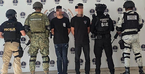 Fuerzas estatales y federales detienen a dos presuntos extorsionadores de limoneros: SSP