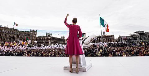 Sheinbaum presentará su primer año de gobierno este domingo en el Zócalo