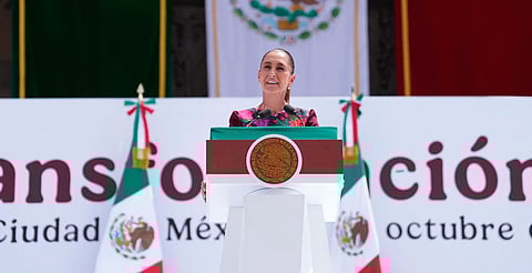 "México va por el camino correcto", asegura Sheinbaum en su primer informe presidencial