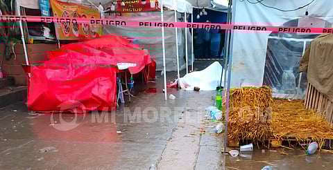 Fiesta patronal en Peribán, Michoacán, termina con tres muertos tras riña a tiros