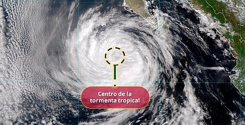 Priscilla se debilita a tormenta tropical en el Pacífico; vientos y oleaje aún preocupan