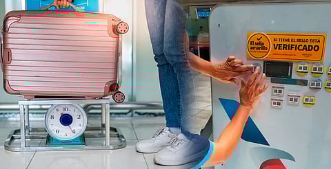 Verifica Profeco básculas de aerolíneas en el AICM; aseguran precisión en equipaje