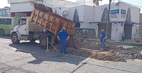 Ooapas concluye trabajos de reparación en la avenida Lázaro Cárdenas