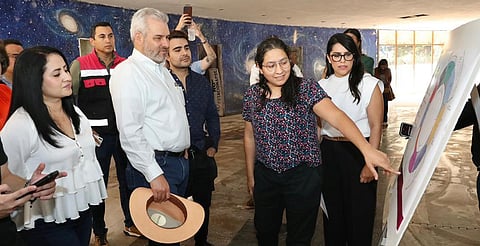 Supervisa Bedolla avances de la modernización del Planetario de Morelia