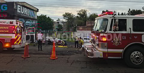 Se registran 2 accidentes vehiculares en Morelia; hay 3 heridos