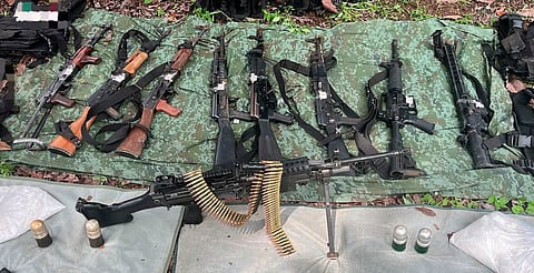 Michoacán: 44 armas, 44 explosivos y más de 4 mil municiones, decomisados durante septiembre