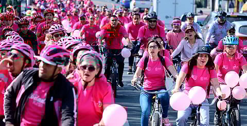 Invita Sedum a Rodada Rosa en concientización del cáncer de mama