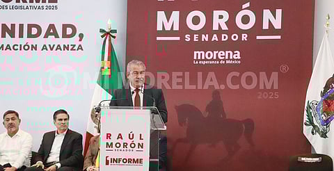 Raúl Morón llama al entendimiento y diálogo en su primer informe legislativo