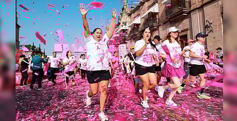 Recaudan cerca de medio millón de pesos en la carrera Pinktate de Rosa