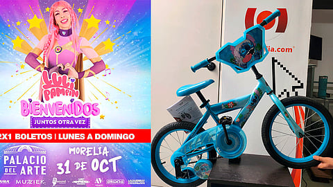 Luli Pampín te trae un regalo: Una bicicleta + 2 boletos para verla en vivo ¡Participa!